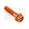 ΒΙΔΕΣ ΕΞΑΓΩΝΕΣ (ΧΑΡΑΓΜΕΝΕΣ) PRO-BOLT Aluminium Flanged Hex Head Bolt M6x(1.00mm)x25mm Race Spec Etched (LHX625RE)