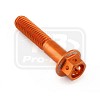 ΒΙΔΕΣ ΕΞΑΓΩΝΕΣ (ΧΑΡΑΓΜΕΝΕΣ) PRO-BOLT Aluminium Flanged Hex Head Bolt M6x(1.00mm)x30mm Race Spec Etched (LHX630RE)