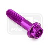 ΒΙΔΕΣ ΕΞΑΓΩΝΕΣ (ΧΑΡΑΓΜΕΝΕΣ) PRO-BOLT Aluminium Flanged Hex Head Bolt M8x(1.25mm)x35mm Race Spec Etched (LHX835RE)