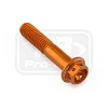 ΒΙΔΕΣ ΕΞΑΓΩΝΕΣ (ΧΑΡΑΓΜΕΝΕΣ) PRO-BOLT Aluminium Flanged Hex Head Bolt M8x(1.25mm)x40mm Race Spec Etched (LHX840RE)