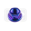 PRO-BOLT ΠΑΞΙΜΑΔΙΑ Titanium Sprocket Nuts M10x(1.25mm) Drilled Purple