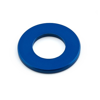 Aluminium Flat Washer M10 (20mm O/D) Blue
