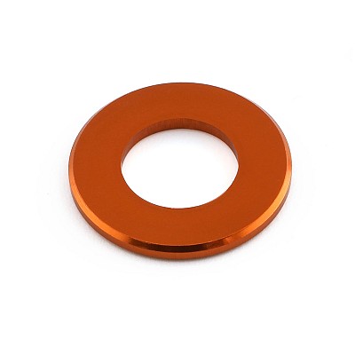 Aluminium Flat Washer M10 (20mm O/D) Orange