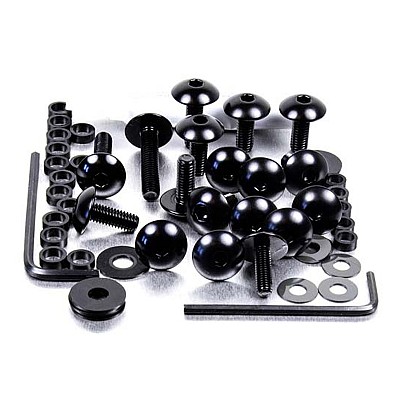 PRO-BOLT ΚΙΤ ΒΙΔΕΣ Aluminium Fairing Kit Suzuki GSXR600- 750 K8-K9-K10 Black