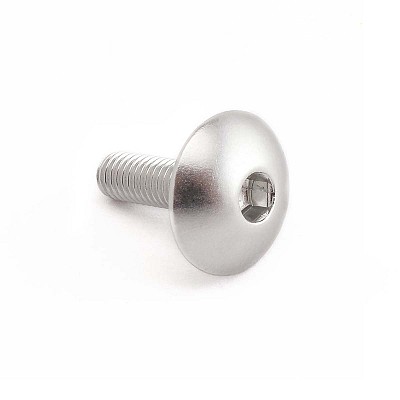 ΒΙΔΕΣ ΠΛΑΤΥΚΕΦΑΛΕΣ PRO-BOLT (LFB516XL) Aluminium Dome Head Bolt M5x(0.80mm)x16mm (16mm O/D) EXTRA LARGE HEAD