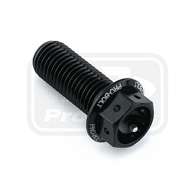 ΒΙΔΕΣ ΕΞΑΓΩΝΕΣ (ΧΑΡΑΓΜΕΝΕΣ) PRO-BOLT Aluminium Flanged Hex Head Bolt M10x(1.25mm)x25mm Race Spec Etched (LHX1025FRE)