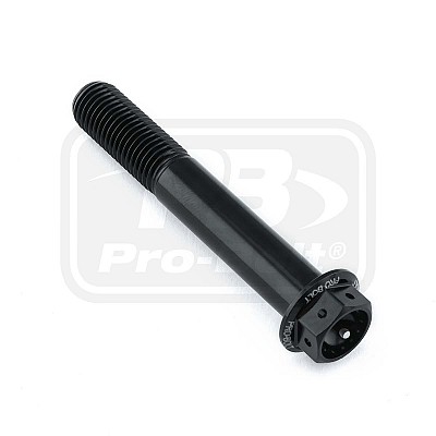 ΒΙΔΕΣ ΕΞΑΓΩΝΕΣ (ΧΑΡΑΓΜΕΝΕΣ) PRO-BOLT Aluminium Flanged Hex Head Bolt M10x(1.25mm)x65mm Race Spec Etched (LHX1065FRE)