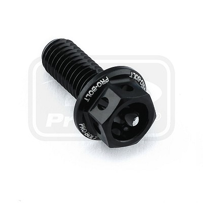 ΒΙΔΕΣ ΕΞΑΓΩΝΕΣ (ΧΑΡΑΓΜΕΝΕΣ) PRO-BOLT Aluminium Flanged Hex Head Bolt M5x(0.80mm)x12mm Race Spec Etched (LHX512RE)