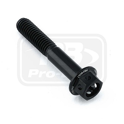 ΒΙΔΕΣ ΕΞΑΓΩΝΕΣ (ΧΑΡΑΓΜΕΝΕΣ) PRO-BOLT Aluminium Flanged Hex Head Bolt M5x(0.80mm)x30mm Race Spec Etched (LHX530RE)