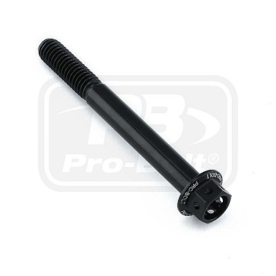 ΒΙΔΕΣ ΕΞΑΓΩΝΕΣ (ΧΑΡΑΓΜΕΝΕΣ) PRO-BOLT Aluminium Flanged Hex Head Bolt M6x(1.00mm)x55mm Race Spec Etched (LHX655RE)