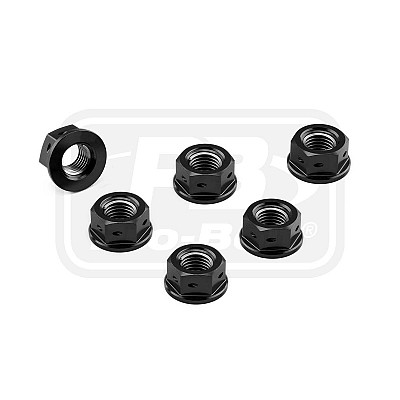 PRO-BOLT ΠΑΞΙΜΑΔΙΑ ΑΛΟΥΜΙΝΙΟΥ ΣΕΤ ΓΡΑΝΑΖΙΟΥ M10x(1.25mm) ΔΙΑΤΡΗΤΑ Pack x6