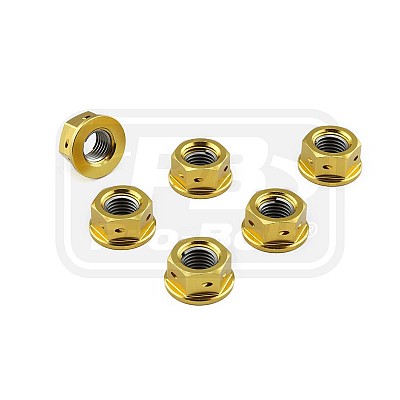 PRO-BOLT ΠΑΞΙΜΑΔΙΑ ΑΛΟΥΜΙΝΙΟΥ ΣΕΤ ΓΡΑΝΑΖΙΟΥ M10x(1.25mm) ΔΙΑΤΡΗΤΑ Pack x6
