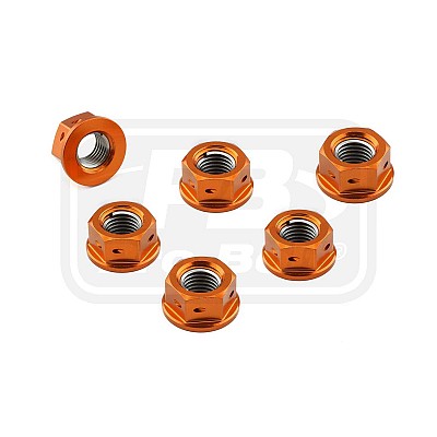 PRO-BOLT ΠΑΞΙΜΑΔΙΑ ΑΛΟΥΜΙΝΙΟΥ ΣΕΤ ΓΡΑΝΑΖΙΟΥ M10x(1.25mm) ΔΙΑΤΡΗΤΑ Pack x6
