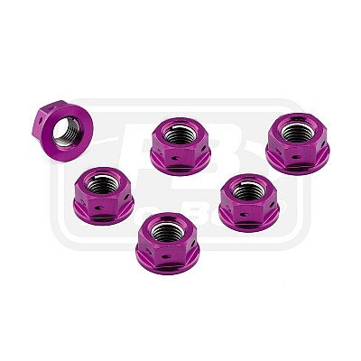 PRO-BOLT ΠΑΞΙΜΑΔΙΑ ΑΛΟΥΜΙΝΙΟΥ ΣΕΤ ΓΡΑΝΑΖΙΟΥ M10x(1.25mm) ΔΙΑΤΡΗΤΑ Pack x6