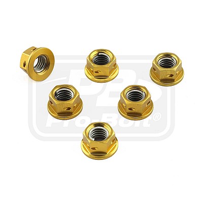 PRO-BOLT ΠΑΞΙΜΑΔΙΑ ΑΛΟΥΜΙΝΙΟΥ ΣΕΤ ΓΡΑΝΑΖΙΟΥ M8x(1.25mm) ΔΙΑΤΡΗΤΑ Pack x6