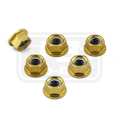 PRO-BOLT ΠΑΞΙΜΑΔΙΑ ΑΛΟΥΜΙΝΙΟΥ ΣΕΤ ΓΡΑΝΑΖΙΟΥ M8x(1.25mm) Pack x6