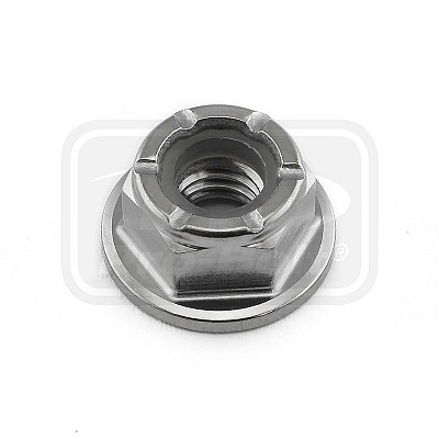 ΠΑΞΙΜΑΔΙΑ TITANIOY PRO-BOLT (TINYNFL6) Titanium Flanged Nylon Nut M6x(1.00mm) Natural