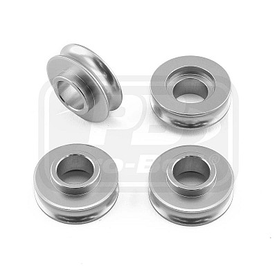 ΡΟΔΕΛΑ ΑΝΤΑΠΤΟΡΑΣ Pro-Bolt Aluminium Caliper Spacer M10 x 7mm Dowelled Pack of 4 Silver