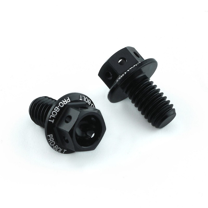 Aluminium Exhaust Heat Shield Mount Bolt Kit Race Spec Etched Black
