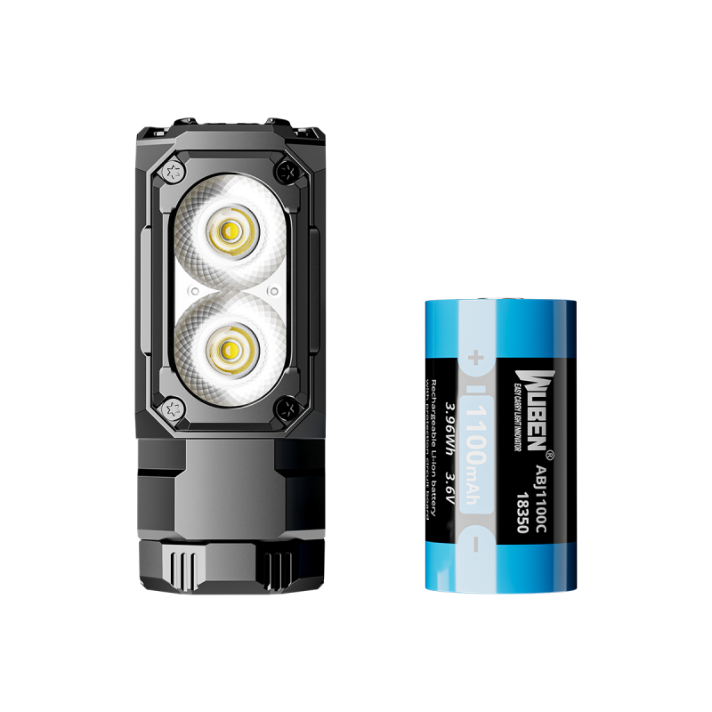 Φακός WUBEN E7 Black Rechargeable Hunting LED Headlamp 1800 lumens