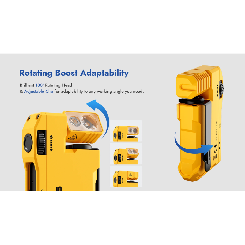 Φακός WUBEN (G5 Yellow) EDC Flashlight
