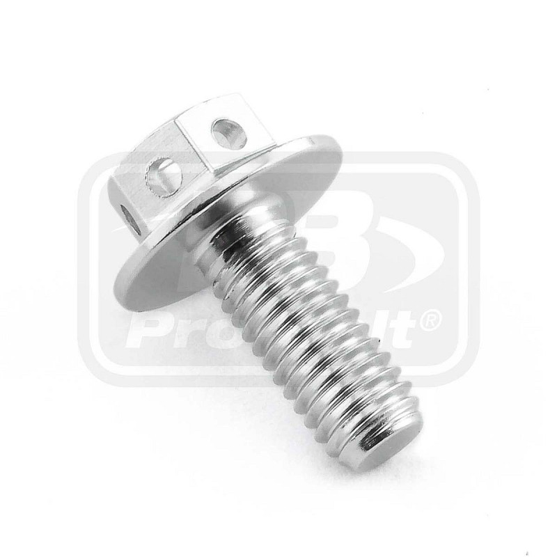 ΒΙΔΕΣ ΕΞΑΓΩΝΕΣ (ΧΑΡΑΓΜΕΝΕΣ) PRO-BOLT Aluminium Flanged Hex Bodywork Bolt M5x(0.80mm)x12mm Race Spec Etched (LBWHX512RE)