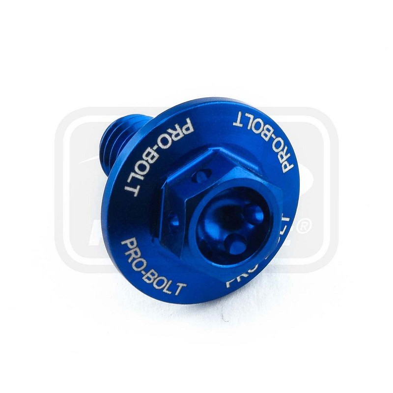 ΒΙΔΕΣ ΕΞΑΓΩΝΕΣ (ΧΑΡΑΓΜΕΝΕΣ) PRO-BOLT Aluminium Flanged Hex Bodywork Bolt M6x(1.00mm)x12mm Race Spec Etched (LBWHX612RE)