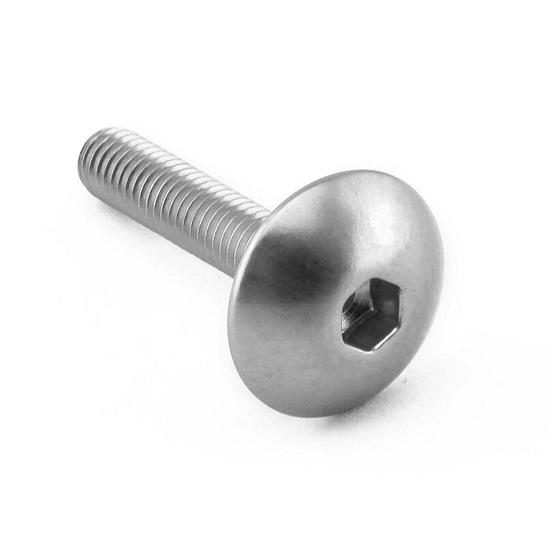 ΒΙΔΕΣ ΠΛΑΤΥΚΕΦΑΛΕΣ PRO-BOLT Aluminium Dome Head Bolt M5x(0.80mm)x25mm (16mm O/D) (LFB525XL) EXTRA LARGE HEAD