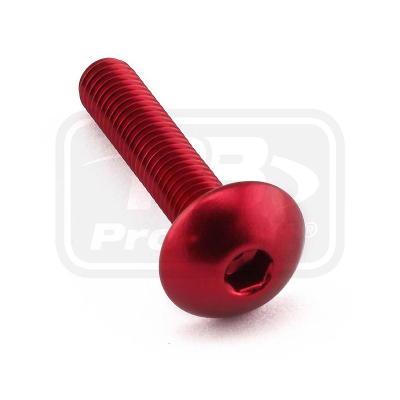 ΒΙΔΕΣ ΠΛΑΤΥΚΕΦΑΛΕΣ PRO-BOLT Aluminium Dome Head Bolt M5x(0.80mm)x25mm (LFB525)