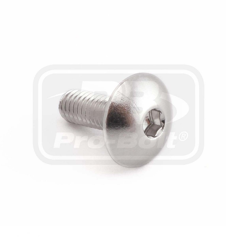 ΒΙΔΕΣ ΠΛΑΤΥΚΕΦΑΛΕΣ PRO-BOLT (LFB616) Aluminium Dome Head Bolt M6x(1.00mm)x16mm (LFB616)