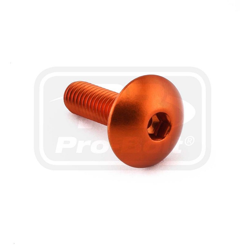 ΒΙΔΕΣ ΠΛΑΤΥΚΕΦΑΛΕΣ PRO-BOLT Aluminium Dome Head Bolt M6x(1.00mm)x20mm (LFB620)