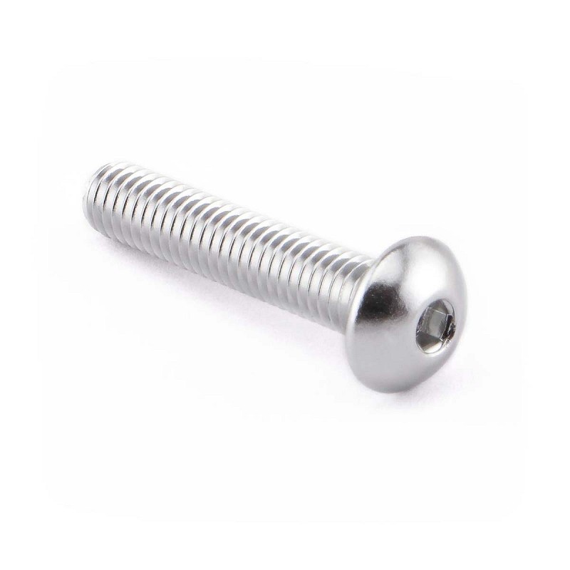 ΒΙΔΕΣ ΠΛΑΤΥΚΕΦΑΛΕΣ PRO-BOLT Aluminium Dome Head Bolt M6x(1.00mm)x30mm (12mm O/D) (LFB630XS) SMALL HEAD