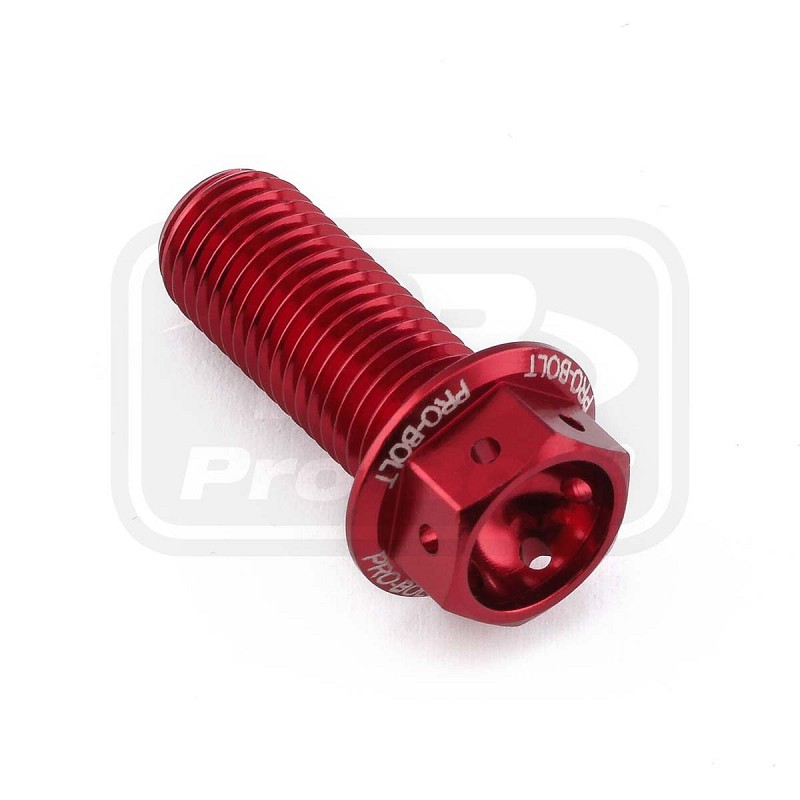 ΒΙΔΕΣ ΕΞΑΓΩΝΕΣ (ΧΑΡΑΓΜΕΝΕΣ) PRO-BOLT Aluminium Flanged Hex Head Bolt M10x(1.25mm)x25mm Race Spec Etched (LHX1025FRE)