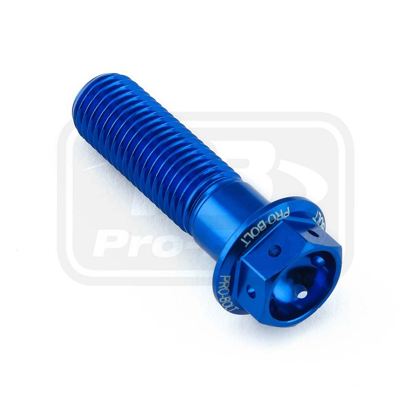 ΒΙΔΕΣ ΕΞΑΓΩΝΕΣ (ΧΑΡΑΓΜΕΝΕΣ) PRO-BOLT Aluminium Flanged Hex Head Bolt M10x(1.25mm)x35mm Race Spec Etched (LHX1035FRE)