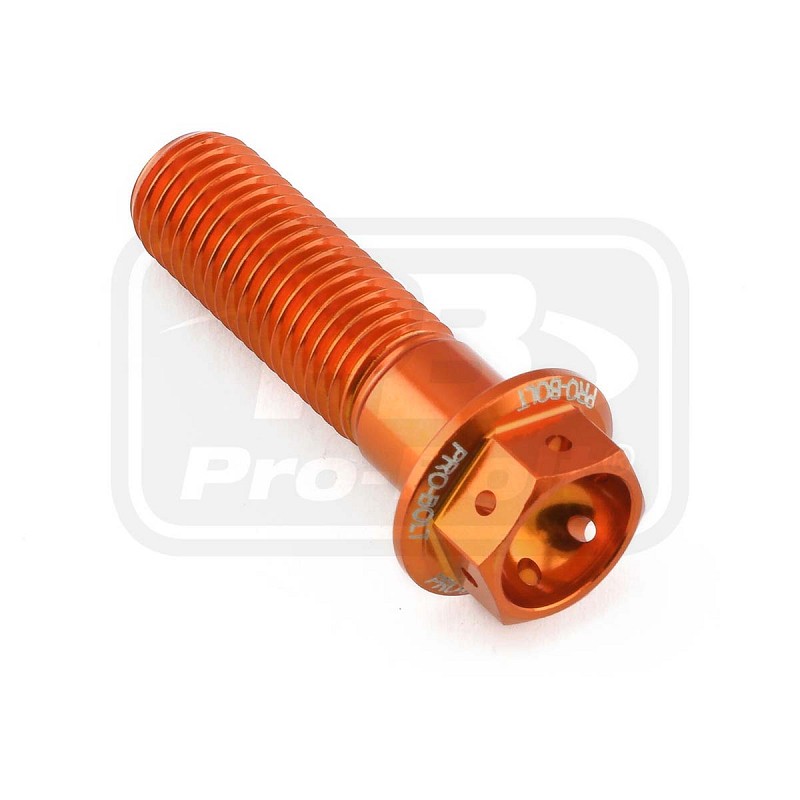 ΒΙΔΕΣ ΕΞΑΓΩΝΕΣ (ΧΑΡΑΓΜΕΝΕΣ) PRO-BOLT Aluminium Flanged Hex Head Bolt M10x(1.25mm)x35mm Race Spec Etched (LHX1035FRE)