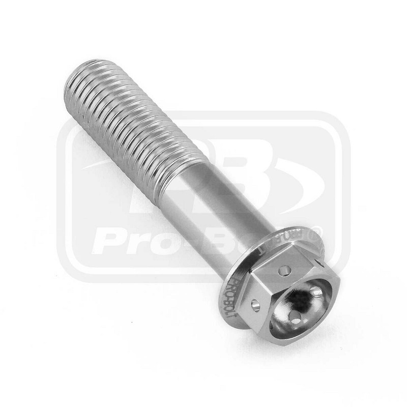 ΒΙΔΕΣ ΕΞΑΓΩΝΕΣ (ΧΑΡΑΓΜΕΝΕΣ) PRO-BOLT Aluminium Flanged Hex Head Bolt M10x(1.25mm)x45mm Race Spec Etched (LHX1045FRE)