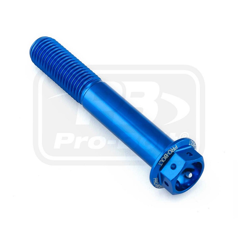 ΒΙΔΕΣ ΕΞΑΓΩΝΕΣ (ΧΑΡΑΓΜΕΝΕΣ) PRO-BOLT Aluminium Flanged Hex Head Bolt M10x(1.25mm)x60mm Race Spec Etched (LHX1060FRE)