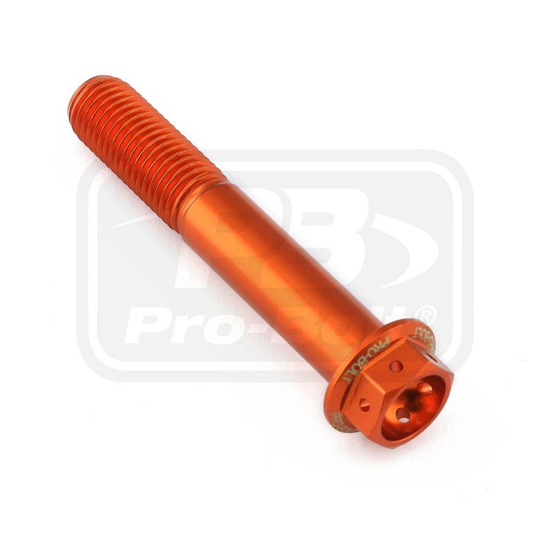 ΒΙΔΕΣ ΕΞΑΓΩΝΕΣ (ΧΑΡΑΓΜΕΝΕΣ) PRO-BOLT Aluminium Flanged Hex Head Bolt M10x(1.25mm)x60mm Race Spec Etched (LHX1060FRE)
