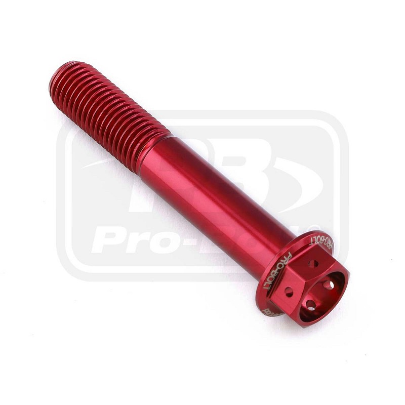 ΒΙΔΕΣ ΕΞΑΓΩΝΕΣ (ΧΑΡΑΓΜΕΝΕΣ) PRO-BOLT Aluminium Flanged Hex Head Bolt M10x(1.25mm)x60mm Race Spec Etched (LHX1060FRE)