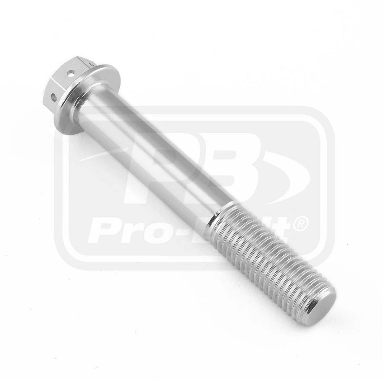 ΒΙΔΕΣ ΕΞΑΓΩΝΕΣ (ΧΑΡΑΓΜΕΝΕΣ) PRO-BOLT Aluminium Flanged Hex Head Bolt M10x(1.25mm)x65mm Race Spec Etched (LHX1065FRE)