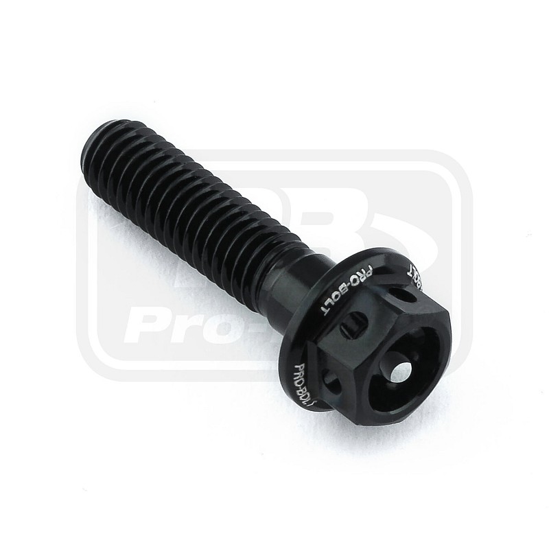 ΒΙΔΕΣ ΕΞΑΓΩΝΕΣ (ΧΑΡΑΓΜΕΝΕΣ) PRO-BOLT Aluminium Flanged Hex Head Bolt M5x(0.80mm)x20mm Race Spec Etched (LHX520RE)