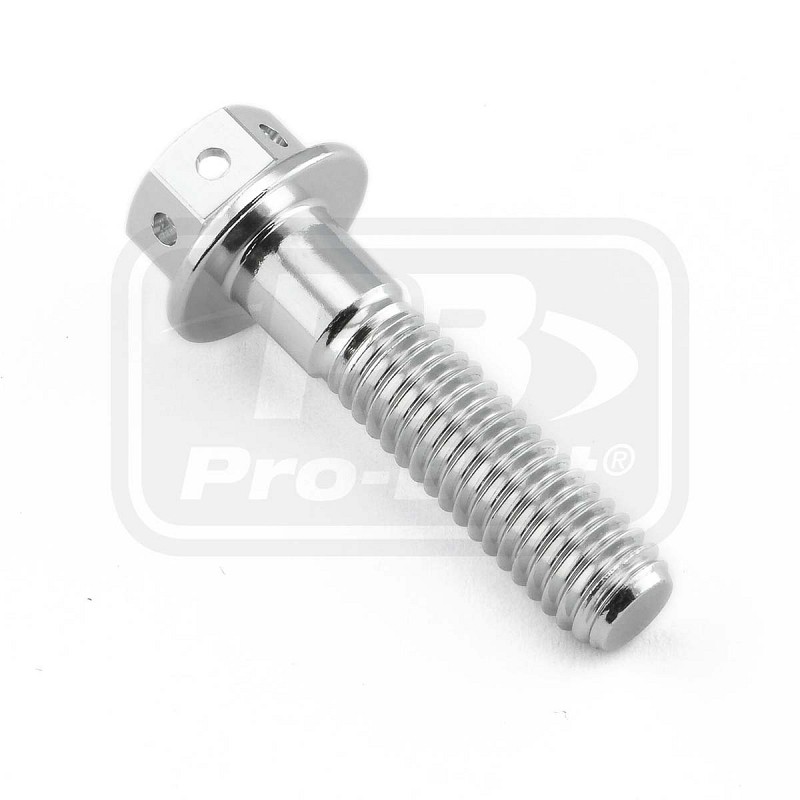 ΒΙΔΕΣ ΕΞΑΓΩΝΕΣ (ΧΑΡΑΓΜΕΝΕΣ) PRO-BOLT Aluminium Flanged Hex Head Bolt M6x(1.00mm)x25mm Race Spec Etched (LHX625RE)