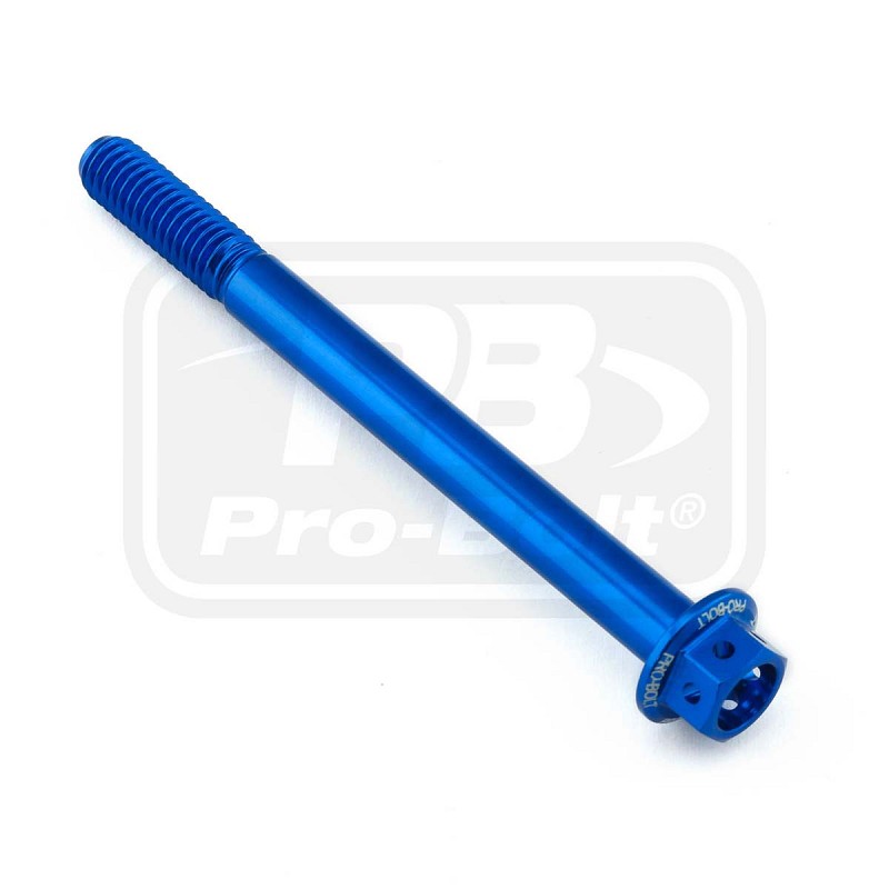 ΒΙΔΕΣ ΕΞΑΓΩΝΕΣ (ΧΑΡΑΓΜΕΝΕΣ) PRO-BOLT Aluminium Flanged Hex Head Bolt M6x(1.00mm)x70mm Race Spec Etched (LHX670RE)