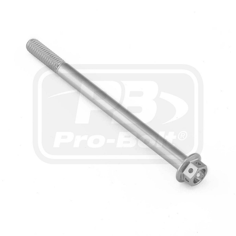 ΒΙΔΕΣ ΕΞΑΓΩΝΕΣ (ΧΑΡΑΓΜΕΝΕΣ) PRO-BOLT Aluminium Flanged Hex Head Bolt M6x(1.00mm)x85mm Race Spec Etched (LHX685RE)