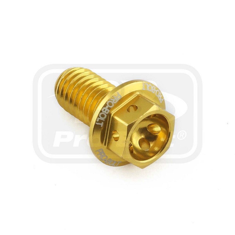ΒΙΔΕΣ ΕΞΑΓΩΝΕΣ (ΧΑΡΑΓΜΕΝΕΣ) PRO-BOLT Aluminium Flanged Hex Head Bolt M8x(1.25mm)x15mm Race Spec Etched (LHX815RE)