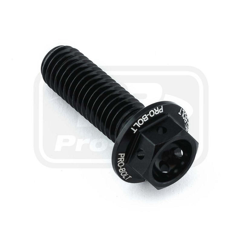 ΒΙΔΕΣ ΕΞΑΓΩΝΕΣ (ΧΑΡΑΓΜΕΝΕΣ) PRO-BOLT Aluminium Flanged Hex Head Bolt M8x(1.25mm)x25mm Race Spec Etched (LHX825RE)