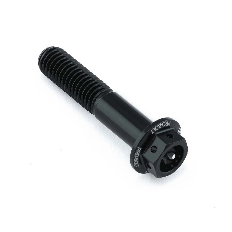 ΒΙΔΕΣ ΕΞΑΓΩΝΕΣ (ΧΑΡΑΓΜΕΝΕΣ) PRO-BOLT Aluminium Flanged Hex Head Bolt M8x(1.25mm)x40mm Race Spec Etched (LHX840RE)