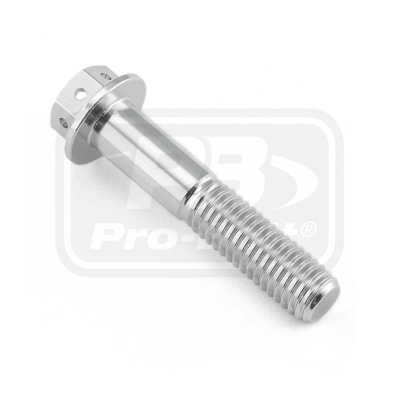 ΒΙΔΕΣ ΕΞΑΓΩΝΕΣ (ΧΑΡΑΓΜΕΝΕΣ) PRO-BOLT Aluminium Flanged Hex Head Bolt M8x(1.25mm)x40mm Race Spec Etched (LHX840RE)
