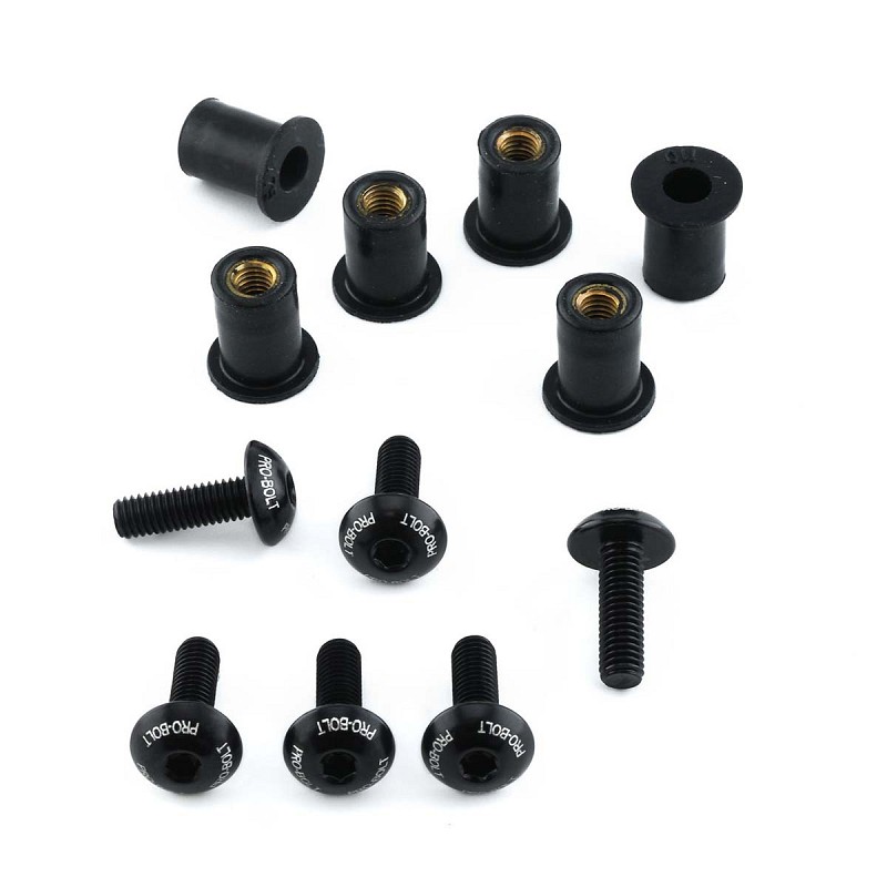 PRO-BOLT ΒΙΔΕΣ ΣΕΤ ΖΕΛΑΤΙΝΑΣ ΠΛΑΤΥΚΕΦΑΛΕΣ (ΧΑΡΑΓΜΕΝΕΣ)