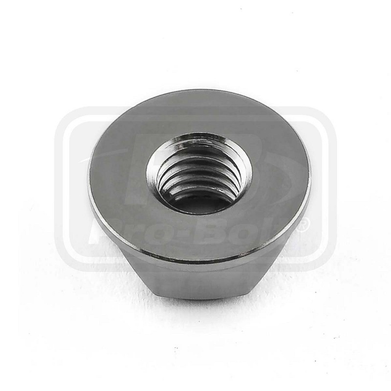 ΠΑΞΙΜΑΔΙΑ TITANIOY PRO-BOLT (TILOCKNUT6) Titanium Flanged Metal Lock Nut M6x(1.00mm) Natural